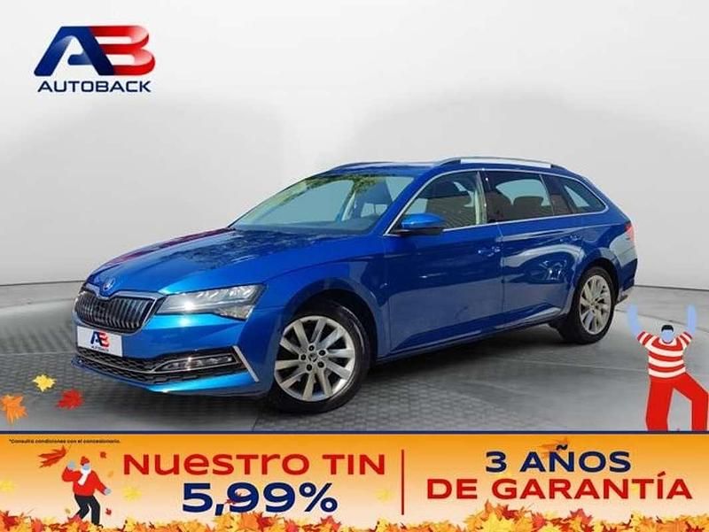 Azul Usado 2020 Skoda Superb Style Familiar | 16.859 € (Precio justo) - Imagen 1/2
