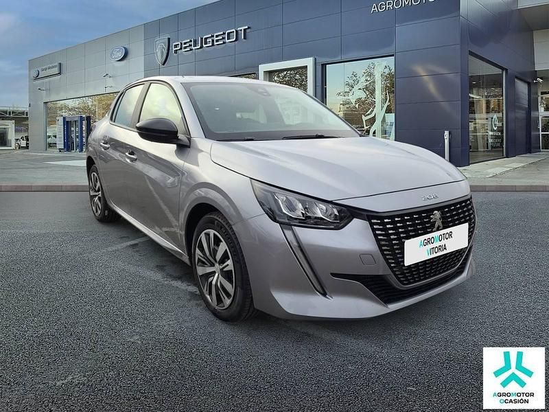 Usado Peugeot 208 Active 101 CV (74 kW) 2022 Gris Utilitario