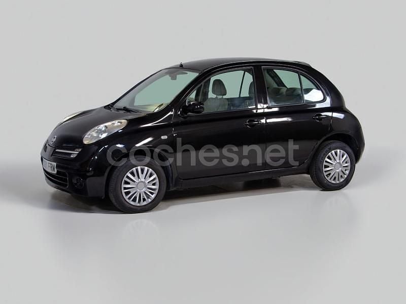 Negro Usado 2007 Nissan Micra Acenta Berlina | 5550 € (Precio justo) - Imagen 1/4