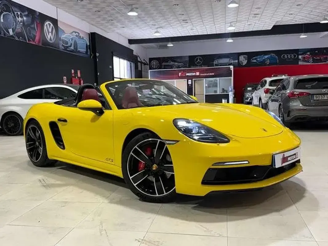 Usado Porsche Boxster GTS 366 CV (269 kW) 2019 Amarillo Descapotable