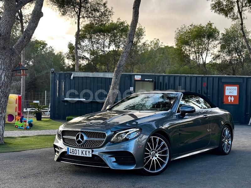Gris / plata Usado 2019 Mercedes E220 Descapotable | 33.900 € (Super precio) - Imagen 1/4
