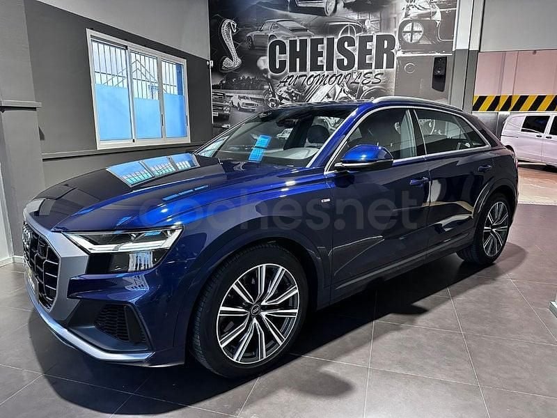 Usado Audi Q8 S-line plus 381 CV (280 kW) 2023 Azul SUV