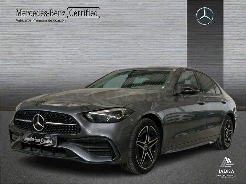 Usado Mercedes C300e AMG line 313 CV (230 kW) 2024 Gris selenita Berlina