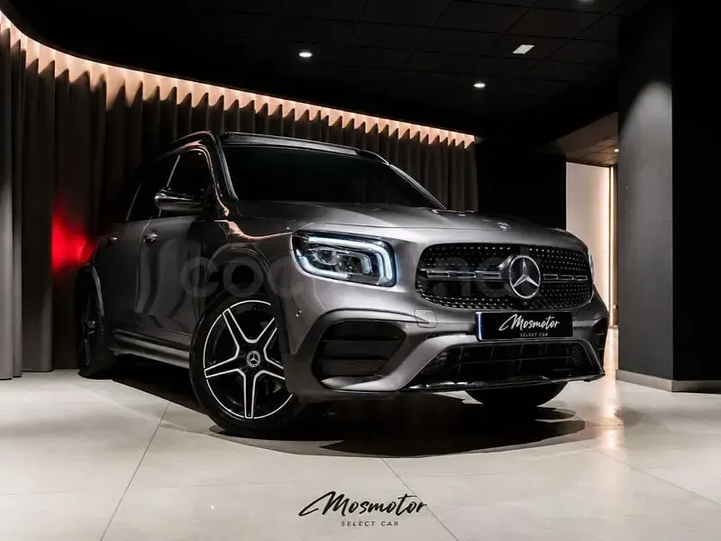 Usado Mercedes GLB200 150 CV (110 kW) 2021 Gris / plata SUV