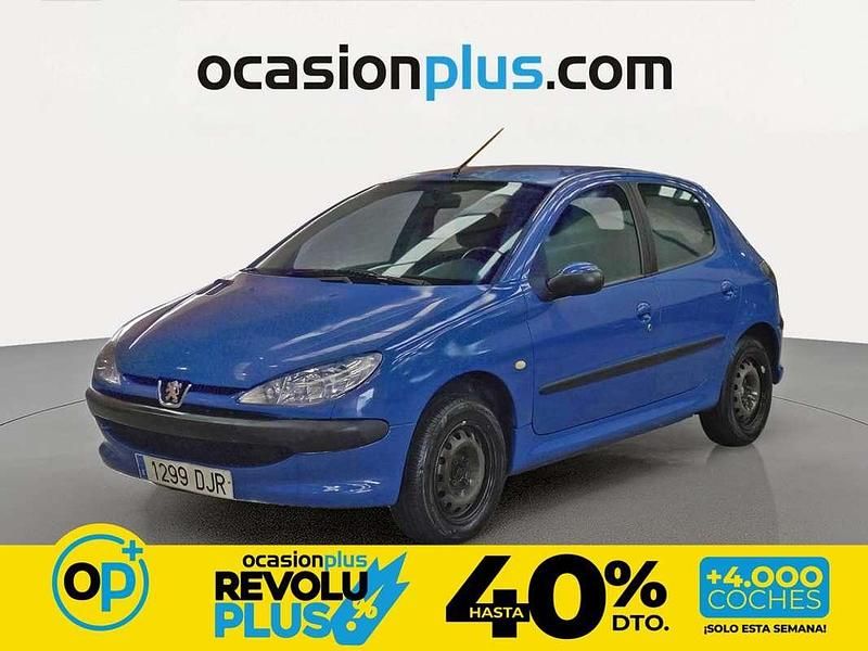 Usado Peugeot 206 75 CV (55 kW) 2005 Azul Utilitario