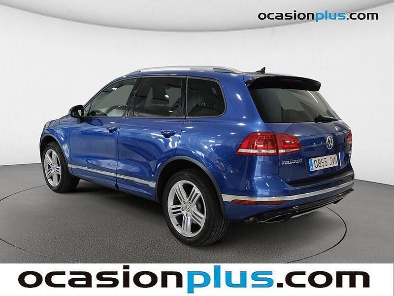 Usado VW Touareg R-line 204 CV (150 kW) 2016 Azul SUV