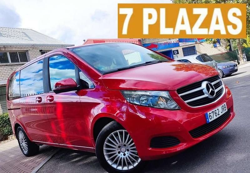 Rojo Usado 2016 Mercedes V250 Avantgarde Monovolumen | 33.300 € (Buen precio) - Imagen 1/4