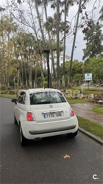 Usado Fiat 500 Lounge 69 CV (50 kW) 2009 Blanco Descapotable