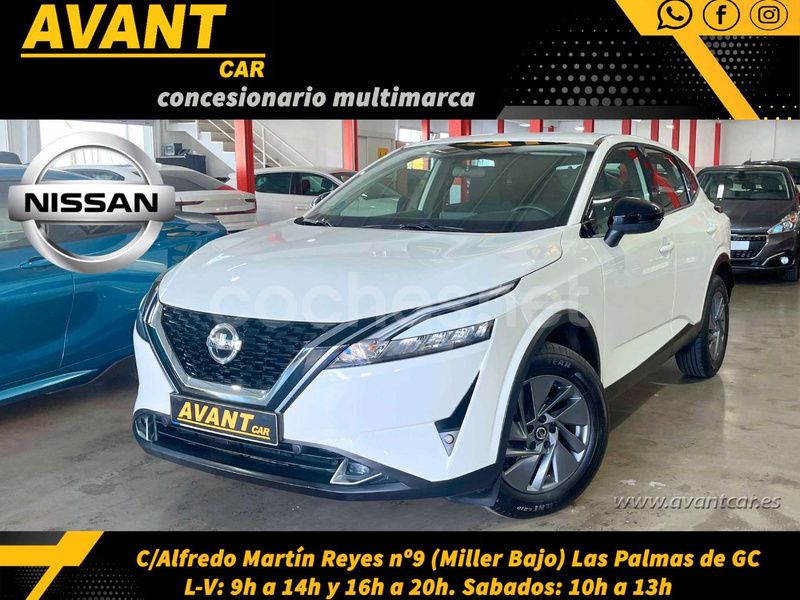 Blanco Usado 2021 Nissan Qashqai Acenta SUV | 20.900 € (Buen precio) - Imagen 1/4