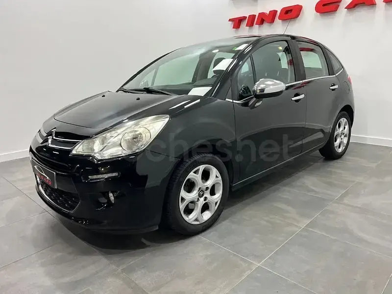 Usado Citroën C3 68 CV (50 kW) 2015 Negro Berlina