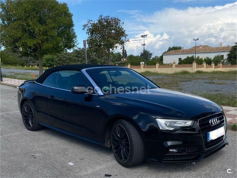Negro Usado 2016 Audi A5 Cabriolet Advanced Descapotable | 18.500 € (Precio justo) - Imagen 1/4