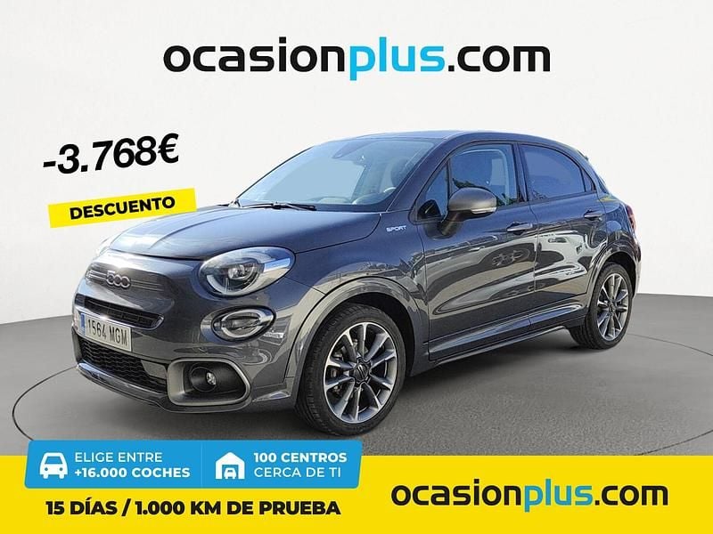 Gris Usado 2023 Fiat 500X Sport SUV | 17.250 € (Precio justo) - Imagen 1/4