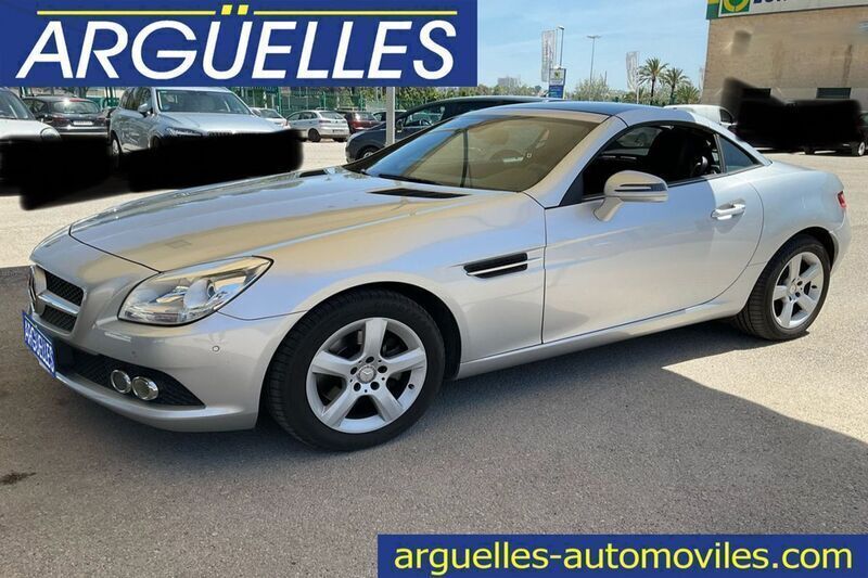 Gris / plata Usado 2013 Mercedes SLK200 Descapotable | 26.950 € (Un poco caro) - Imagen 1/4