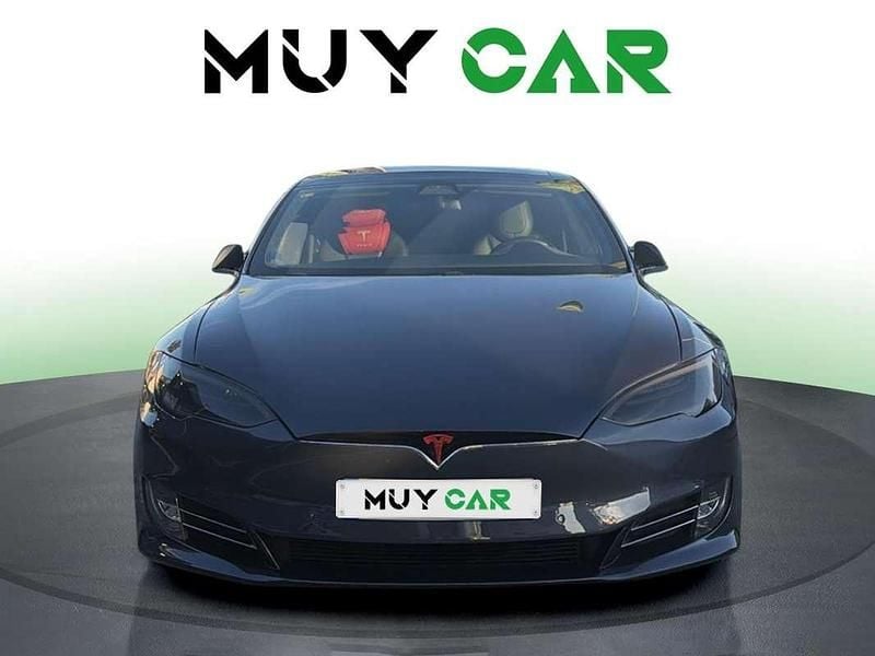 Usado Tesla Model S 350 kW (476 CV) 2017 Gris Utilitario