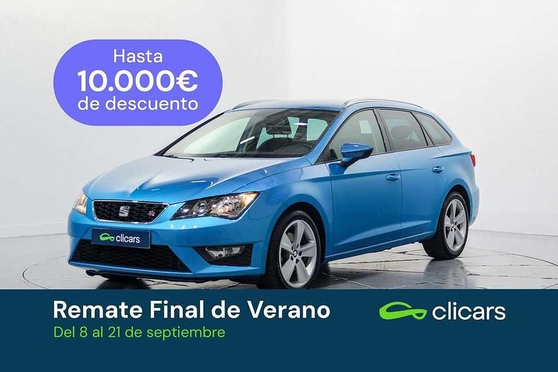 Azul Usado 2016 Seat Leon ST FR Familiar | 13.590 € (Buen precio) - Imagen 1/4