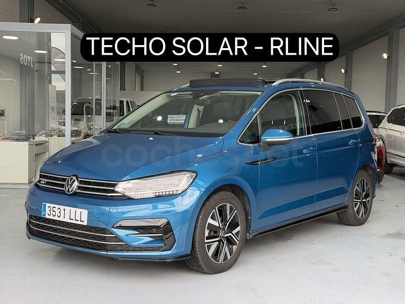 Usado VW Touran Sportline 150 CV (110 kW) 2021 Azul Monovolumen