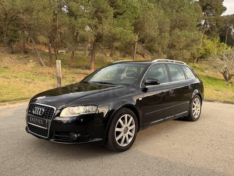 Usado Audi A4 S-Line 140 CV (102 kW) 2008 Negro Familiar
