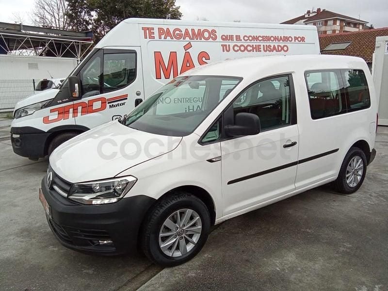 Usado VW Caddy Edition 102 CV (75 kW) 2019 Blanco Monovolumen