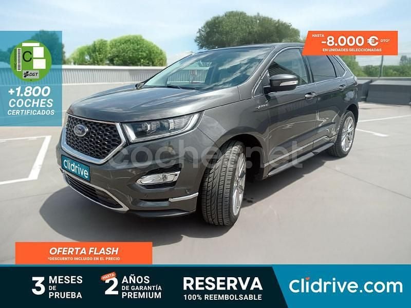 Gris / plata Usado 2017 Ford Edge Vignale SUV | 22.990 € (Precio justo) - Imagen 1/3