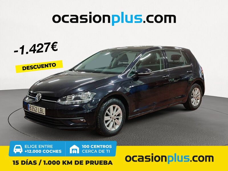 Negro Usado 2019 VW Golf VII Edition Berlina | 15.700 € (Precio justo) - Imagen 1/4
