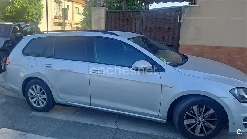 Usado VW Golf VII Business 110 CV (80 kW) 2014 Gris / plata Familiar