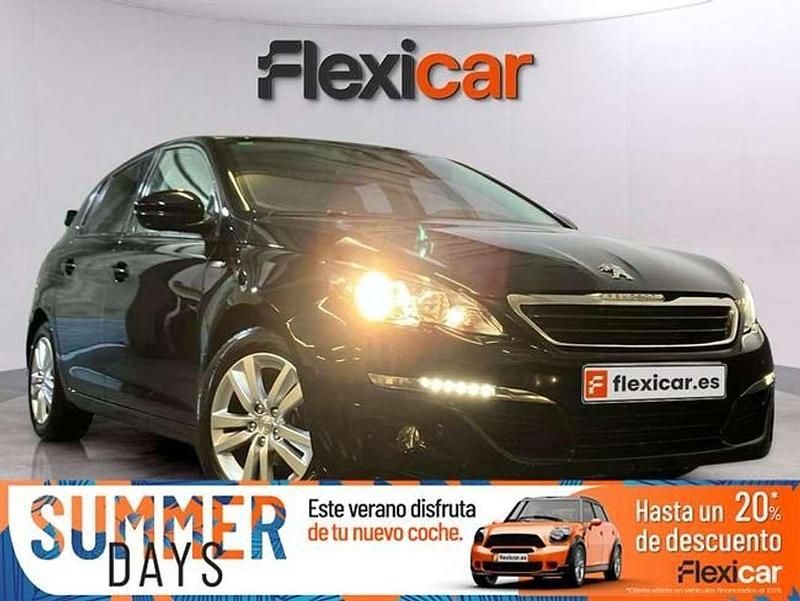 Negro Usado 2017 Peugeot 308 Allure+ Berlina | 7290 € (Super precio) - Imagen 1/4