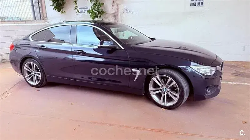 Usado BMW 420 190 CV (139 kW) 2017 Azul Coupe