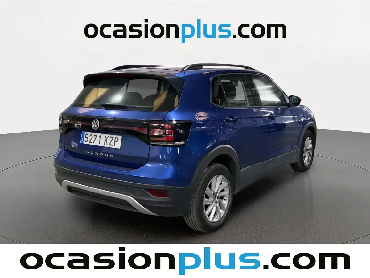 Usado VW T-Cross Advance 95 CV (69 kW) 2019 Azul SUV
