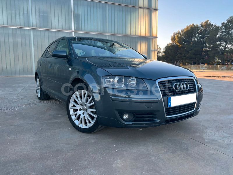 Azul Usado 2007 Audi A3 Sportback S-Line Berlina | 9500 € (Caro) - Imagen 1/4