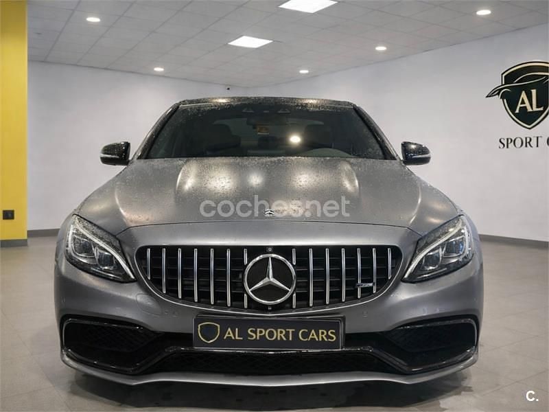 Usado Mercedes C63S AMG 510 CV (375 kW) 2017 Gris / plata Berlina