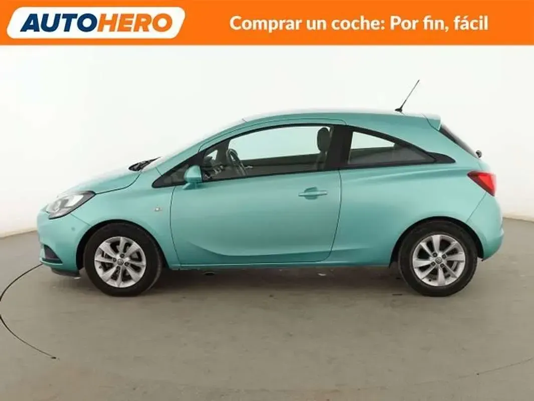 Usado Opel Corsa Selective 90 CV (66 kW) 2016 Verde Utilitario