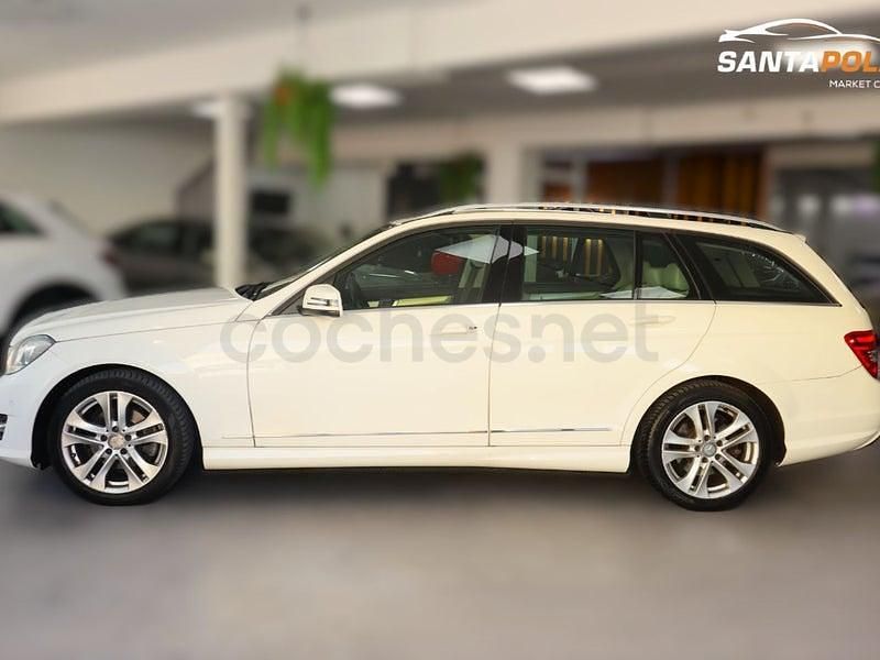 Usado Mercedes C250 Avantgarde 204 CV (150 kW) 2013 Blanco Familiar