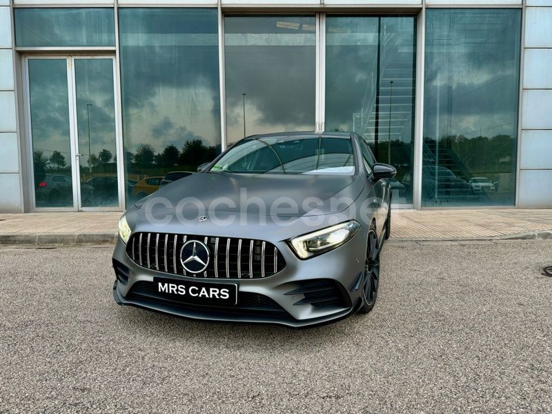 Gris / plata Usado 2019 Mercedes A35 AMG Berlina | 38.900 € (Precio justo) - Imagen 1/4