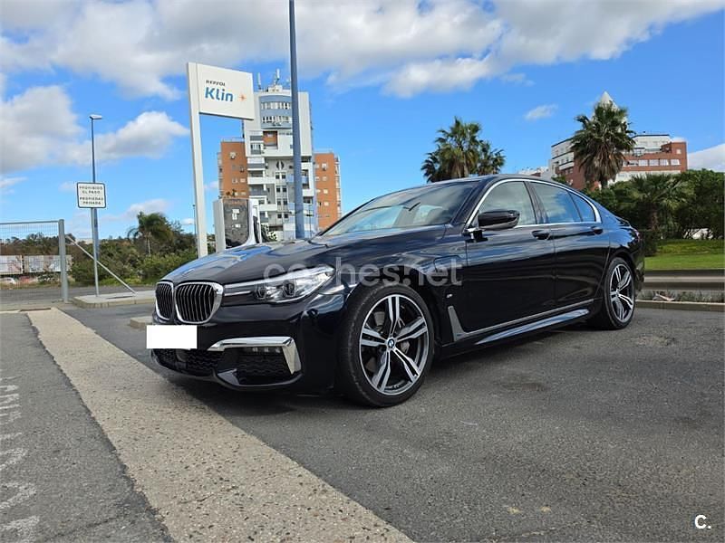 Usado BMW 740 iPerformance 326 CV (239 kW) 2018 Azul Berlina