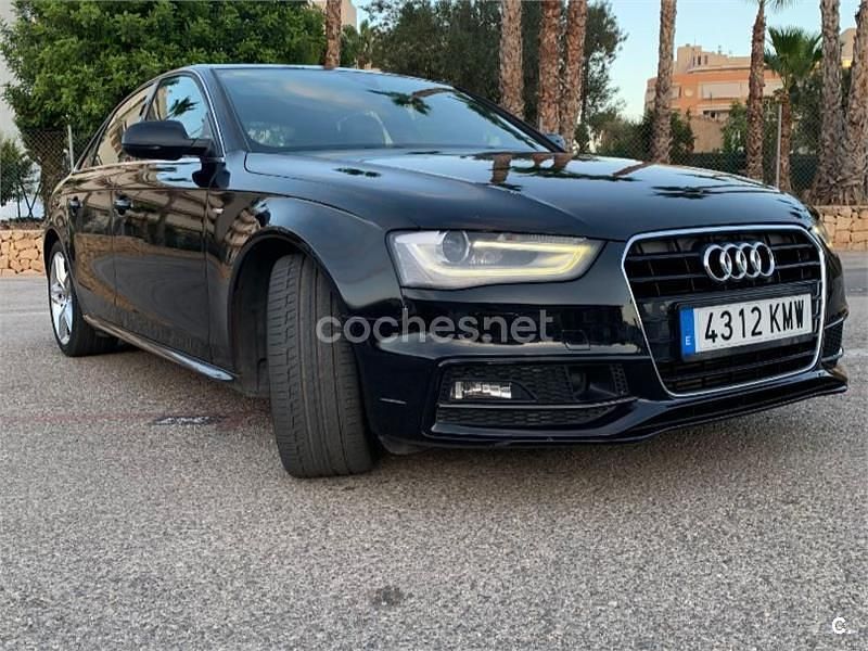 Negro Usado 2013 Audi A4 S-Line Berlina | 8500 € (Super precio) - Imagen 1/4