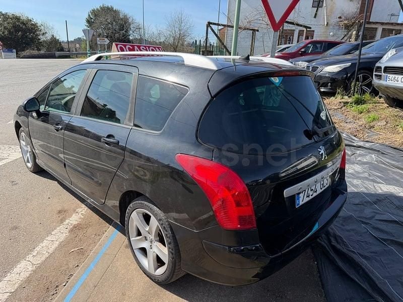 Usado Peugeot 308 SW Sport 120 CV (88 kW) 2009 Negro Familiar