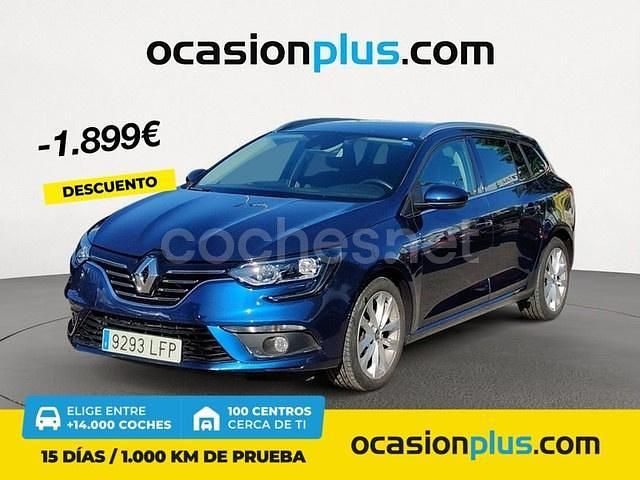 Azul Usado 2020 Renault Mégane GrandTour Zen Familiar | 14.650 € (Precio justo) - Imagen 1/4