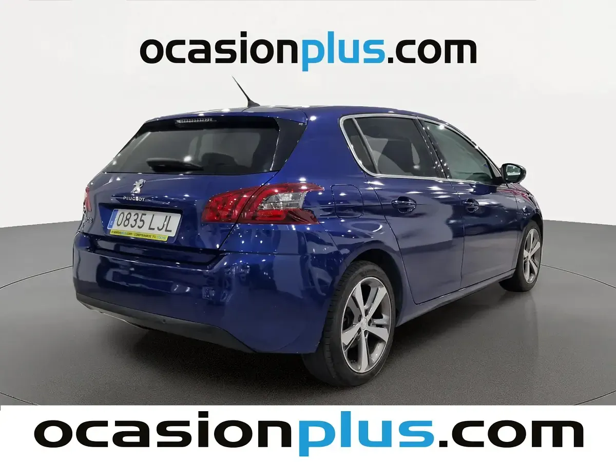Usado Peugeot 308 Allure 131 CV (96 kW) 2020 Azul Utilitario