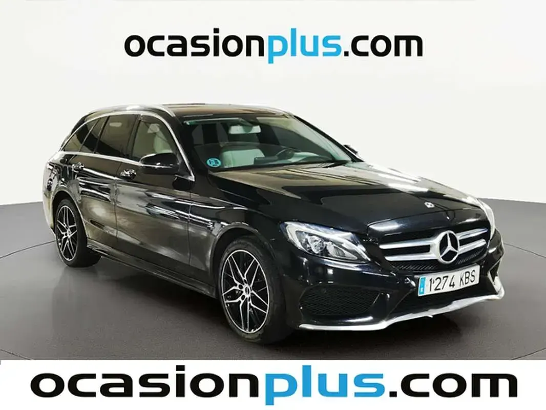 Usado Mercedes C220 AMG 170 CV (125 kW) 2017 Negro Familiar