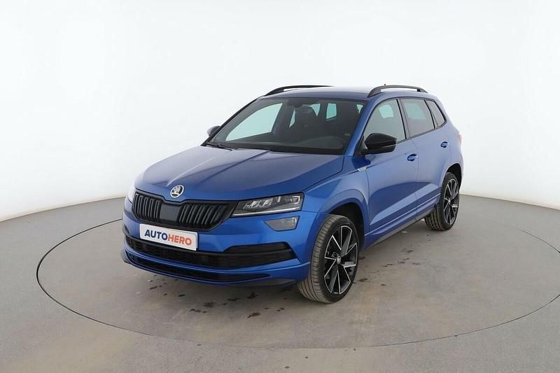 Azul Usado 2021 Skoda Karoq SportLine SUV | 24.599 € (Precio justo) - Imagen 1/2