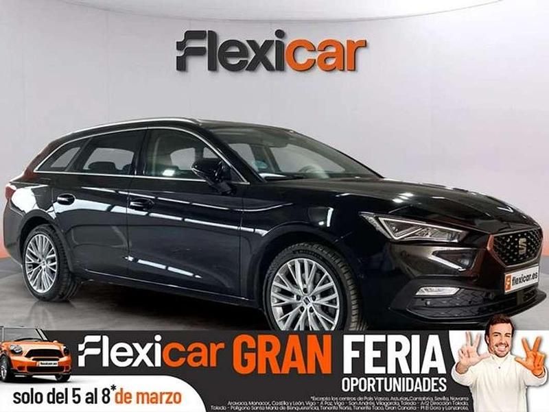 Usado Seat Leon ST FR 150 CV (110 kW) 2022 Negro Familiar