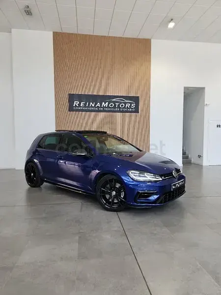 Usado VW Golf VII R 300 CV (220 kW) 2019 Azul Berlina