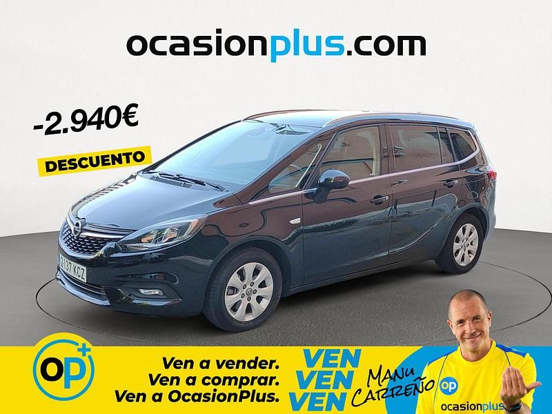 Usado Opel Zafira Selective 120 CV (88 kW) 2017 Negro Monovolumen