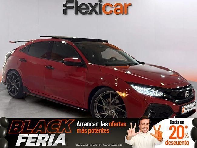 Rojo Usado 2019 Honda Civic Sport Plus Berlina | 25.990 € (Un poco caro) - Imagen 1/4