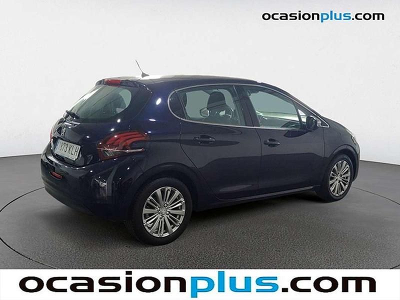 Usado Peugeot 208 Allure 110 CV (80 kW) 2018 Azul Utilitario