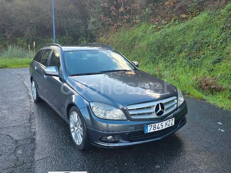 Usado Mercedes C220 Avantgarde 170 CV (125 kW) 2008 Gris / plata Familiar