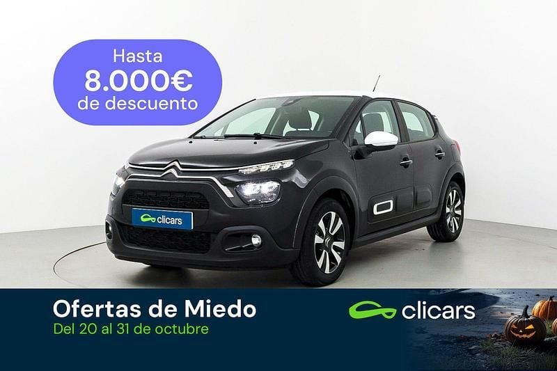 Negro Usado 2022 Citroën C3 Feel Utilitario | 10.990 € (Precio justo) - Imagen 1/4