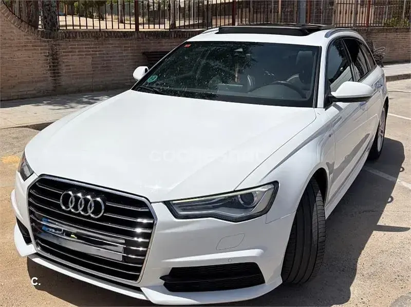 Usado Audi A6 190 CV (139 kW) 2017 Blanco Familiar