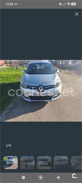 Usado Renault Scénic III Dynamique 110 CV (80 kW) 2012 Gris / plata Monovolumen