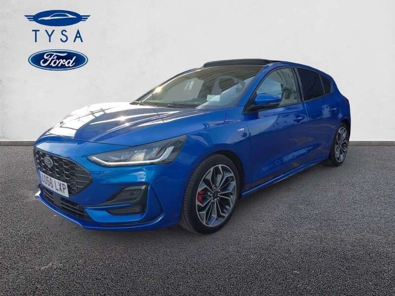 Azul Usado 2022 Ford Focus ST-Line X Berlina | 22.990 € (Caro) - Imagen 1/4